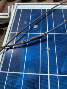Rodents had chewed through the cabling and connectors, solar panels in Buckinghamshire
