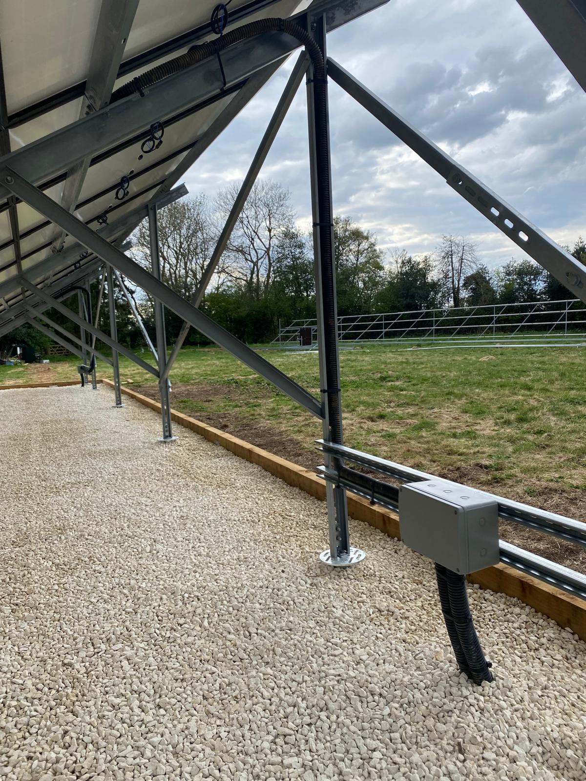 This project involved the relocation and reinstallation of an existing solar PV system at a farm in North Hertfordshire.