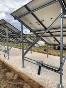 The original solar array had been installed in a suboptimal location and the mounting system had not been installed to an acceptable standard.