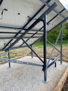 Following a detailed assessment of the site, a new location was selected that offered significantly improved solar exposure