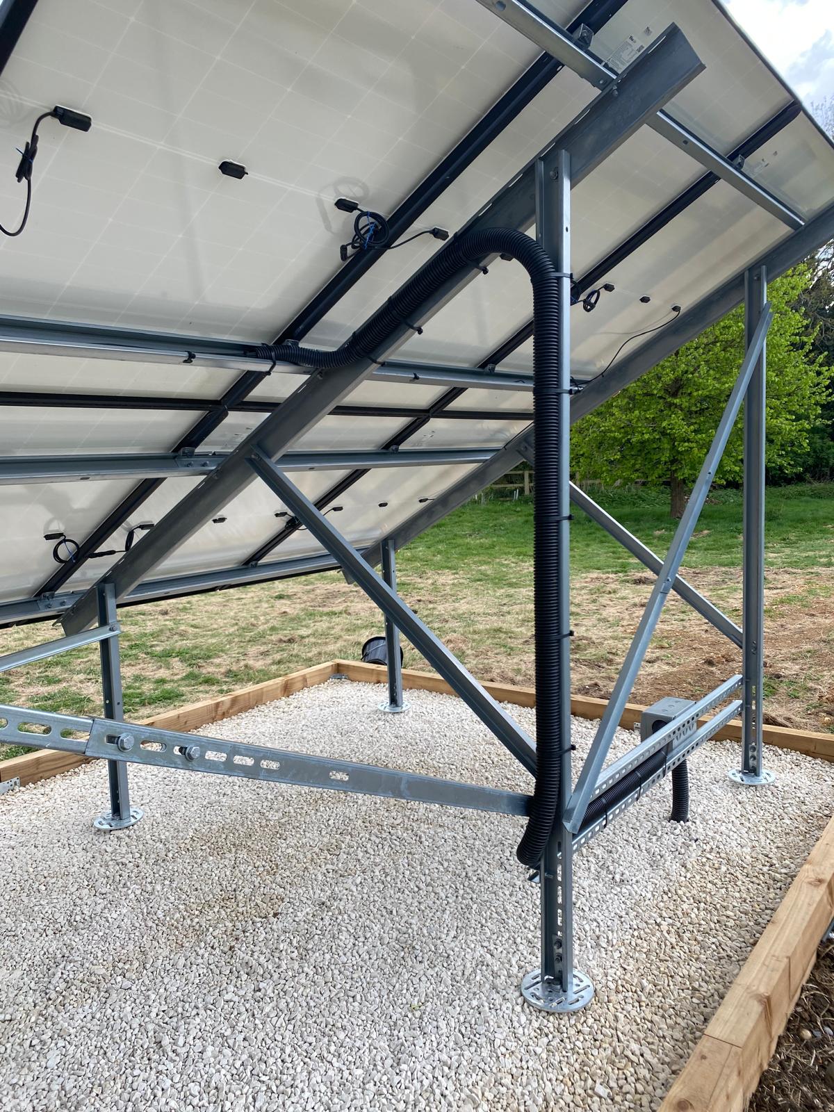 Following a detailed assessment of the site, a new location was selected that offered significantly improved solar exposure